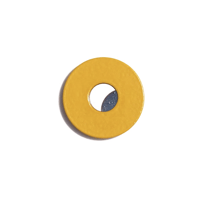 MARTENS/MARTENS METAL BADGE ROUND L YELLOW