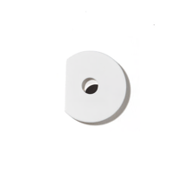 MARTENS/MARTENS METAL BADGE CUT ROUND S WHITE