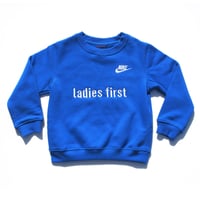 NIKE CUSTOM MADE CREW NECK SWEATSHIRT LADIES FIRST