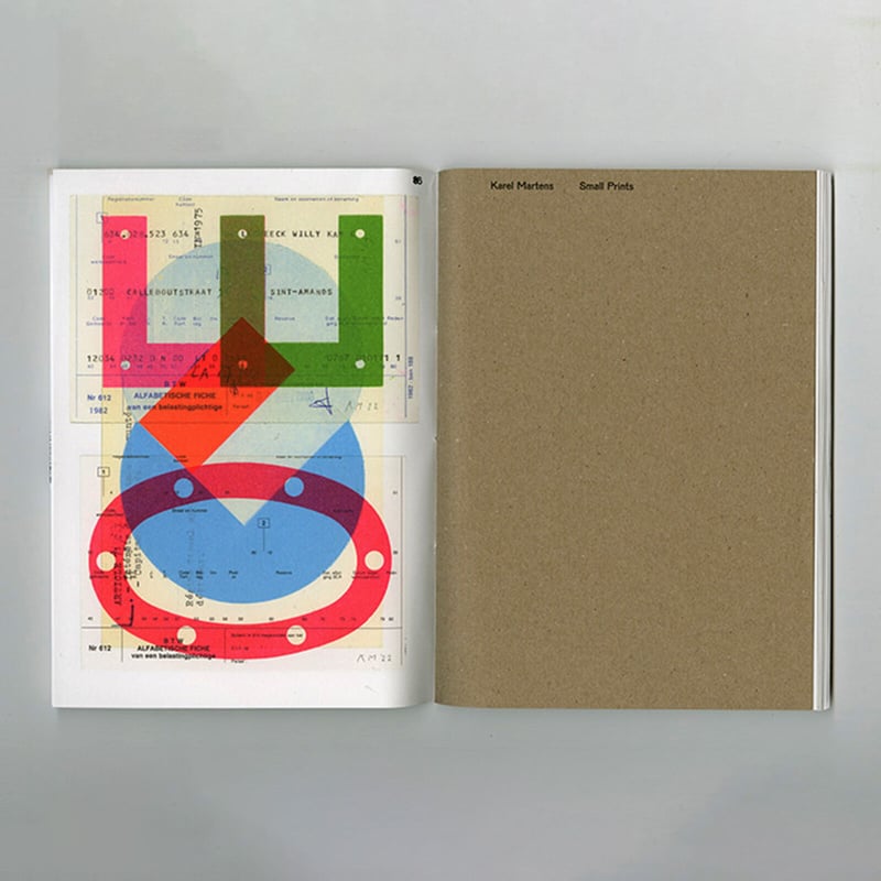 Small Prints Karel Martens Cover A | also PAGE