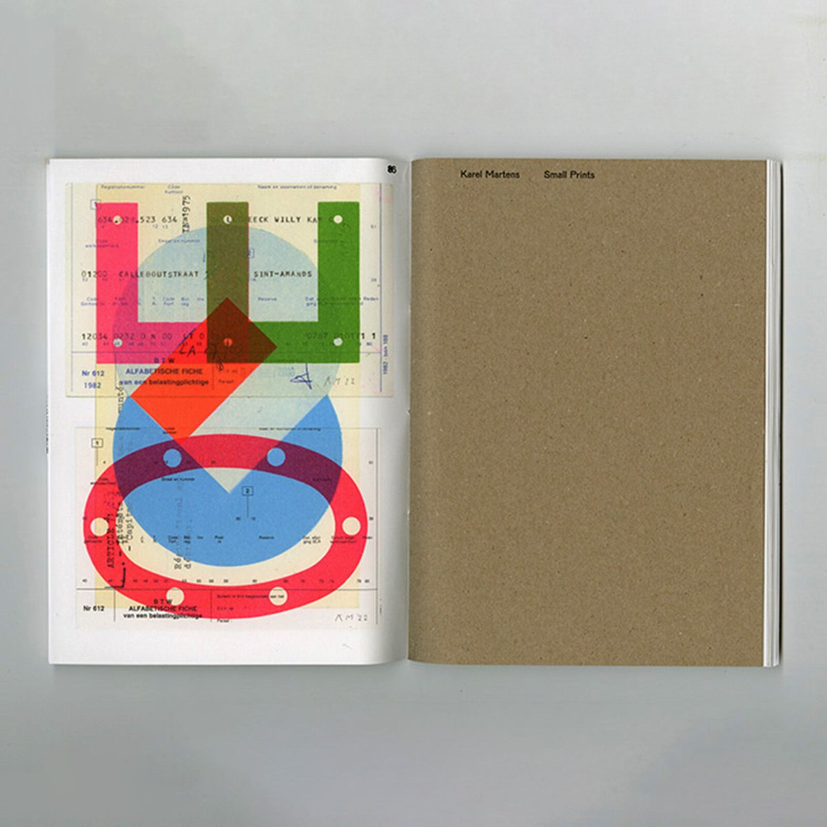Small Prints Karel Martens Cover A | also PAGE