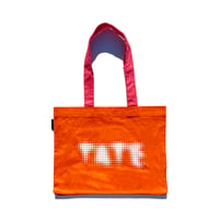 ORANGE TATE LOGO TOTE BAG