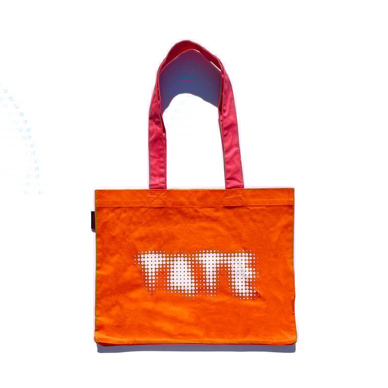 未使用　Lacoste オレンジ トートバッグ 中型 ORANGE TATE LOGO TOTE BAG | also PAGE SPREAD