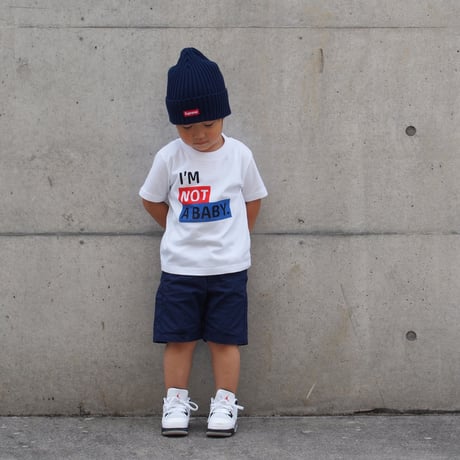 I'M NOT A BABY. TEE / WHITE