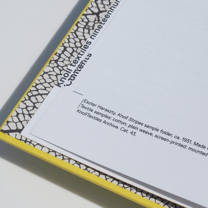 Knoll Textiles, 1945-2010 | also PAGE SPREAD