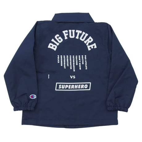 READYMADE BIG FUTURE  COACH JACKET / NAVY