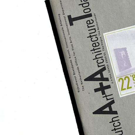 Dutch Art + Architecture Today: Heft 22