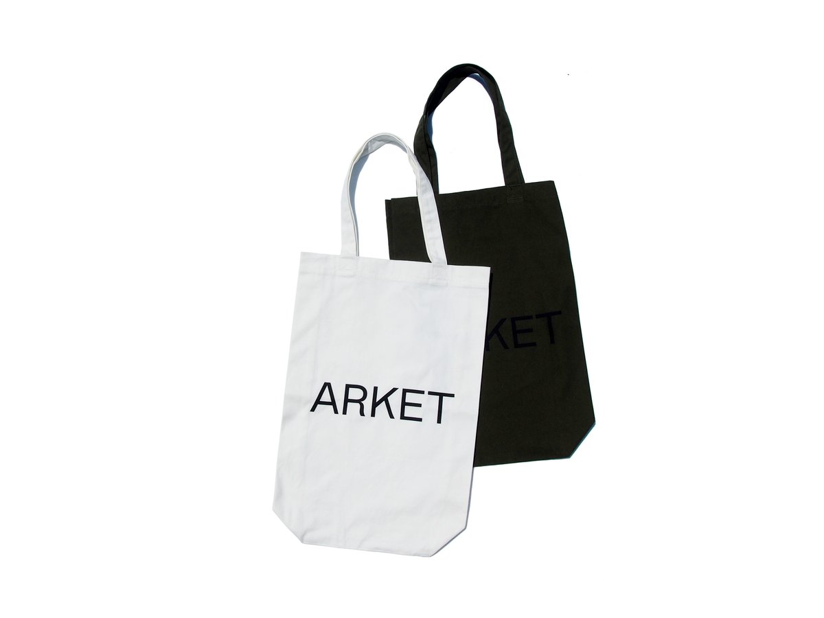 ARKET CANVAS TOTE BAG DARK GREEN | also PAGE SP