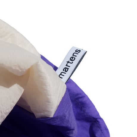 martens/martens wrinkle bag F/B purple-white