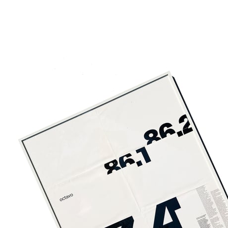 87.4 folding poster by 8vo