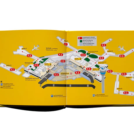 Wayfinding at Schiphol