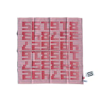 アウトレット martens/Martens magic square kitchen towel red/blue