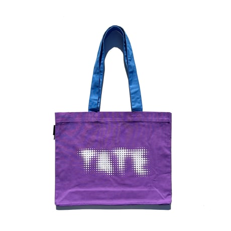 PURPLE TATE LOGO TOTE BAG