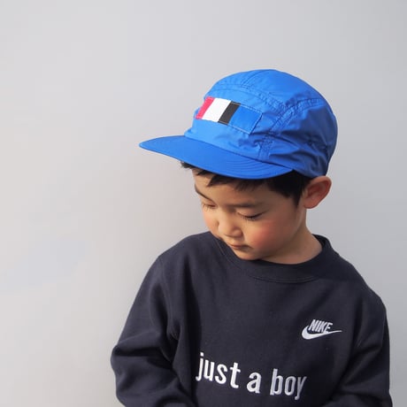 COLOR COMPOSITION PANEL KIDS CAMP CAP BLUE