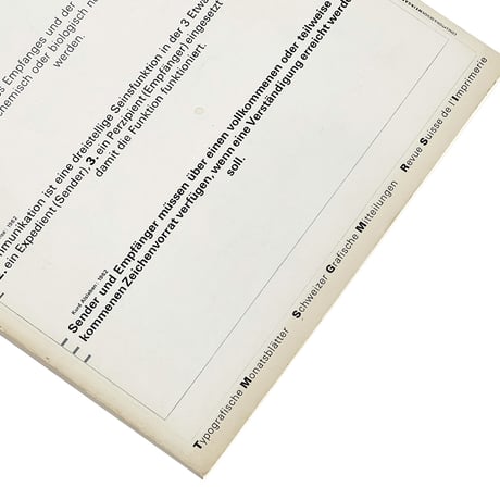 TM SGM RSI 10/1972 Wolfgang Weingart