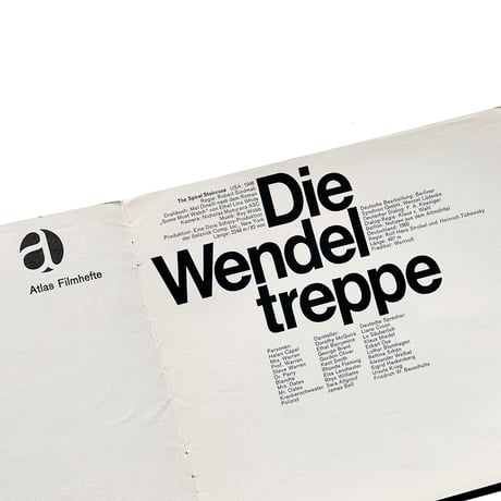 Atlas Film heft 40 Die Wendeltreppe