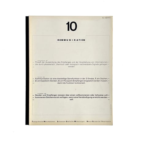 TM SGM RSI 10/1972 Wolfgang Weingart