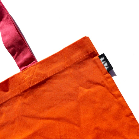 ORANGE TATE LOGO TOTE BAG