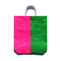 KM bag I/S Fluo Green / Fluo Pink