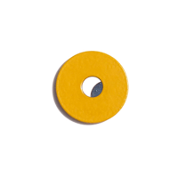 MARTENS/MARTENS METAL BADGE ROUND M YELLOW