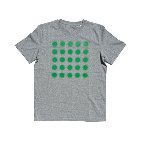 MARTENS/MARTENS DOTTED HALFTONE TEE GREY GREEN