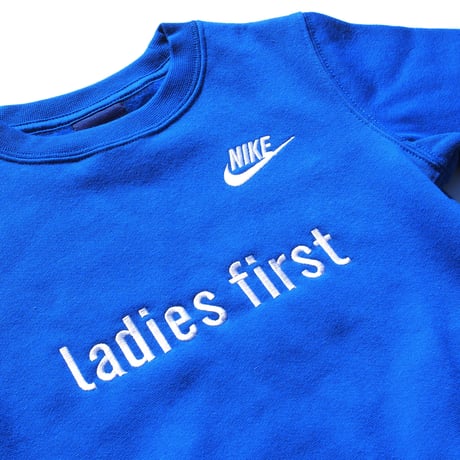 NIKE CUSTOM MADE CREW NECK SWEATSHIRT LADIES FIRST