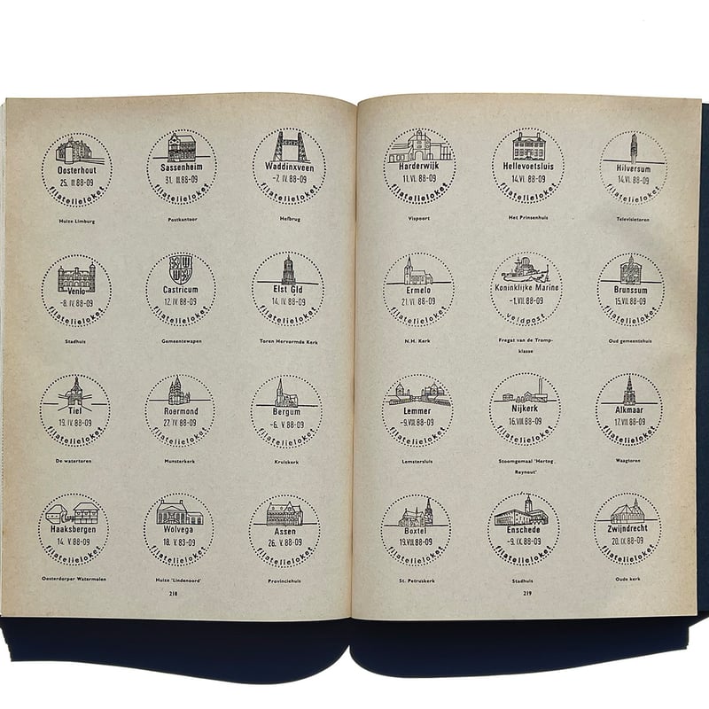 Nederlandse postzegels 1987+88 | also PAGE SPREAD