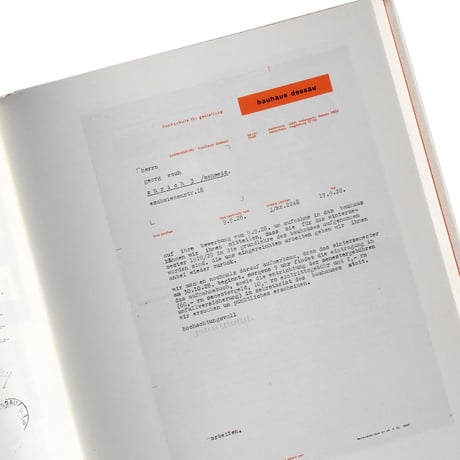 Bauhaus: Drucksachen, Typografie, Reklame