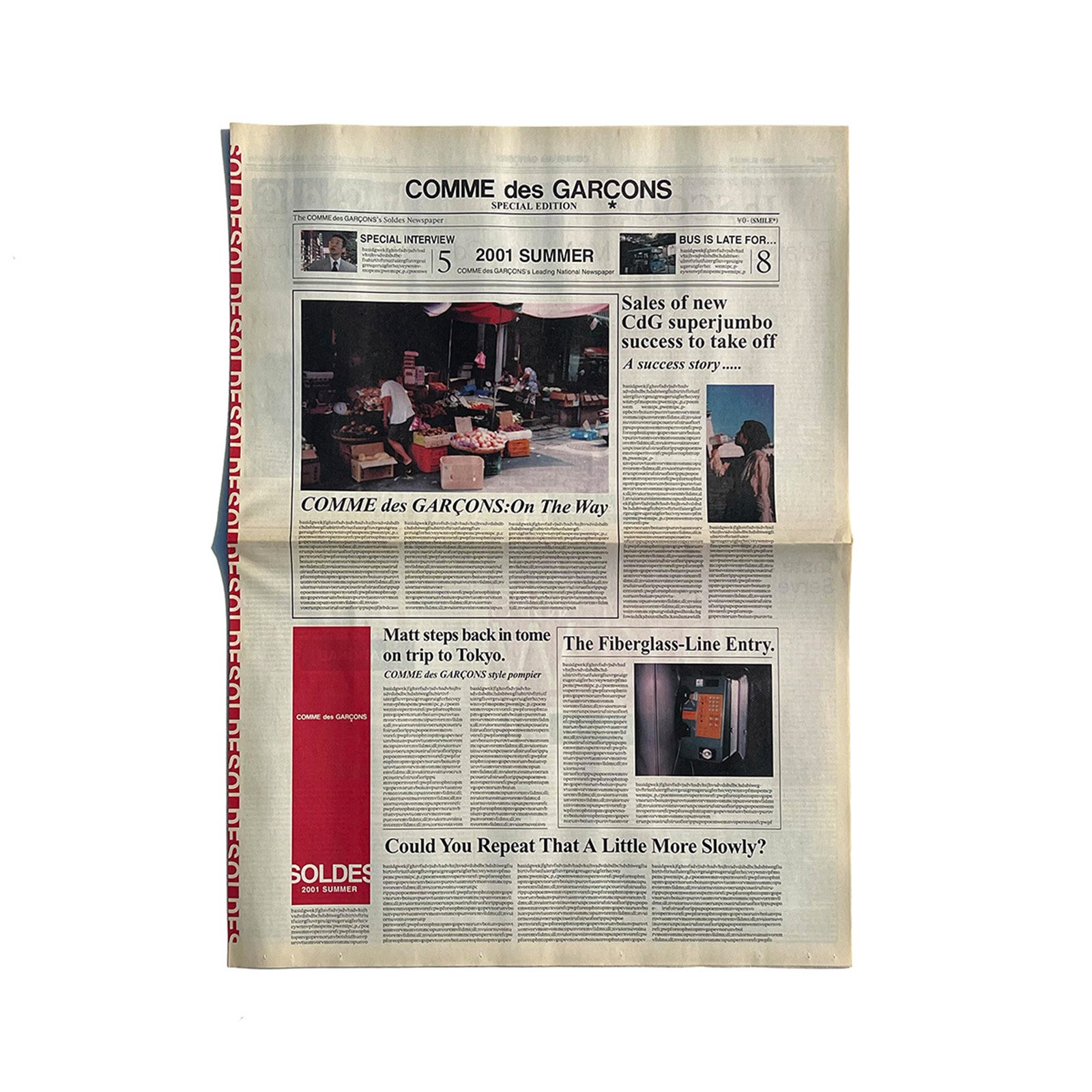 COMME des GARÇONS 2001 Summer DM | also PAGE SP