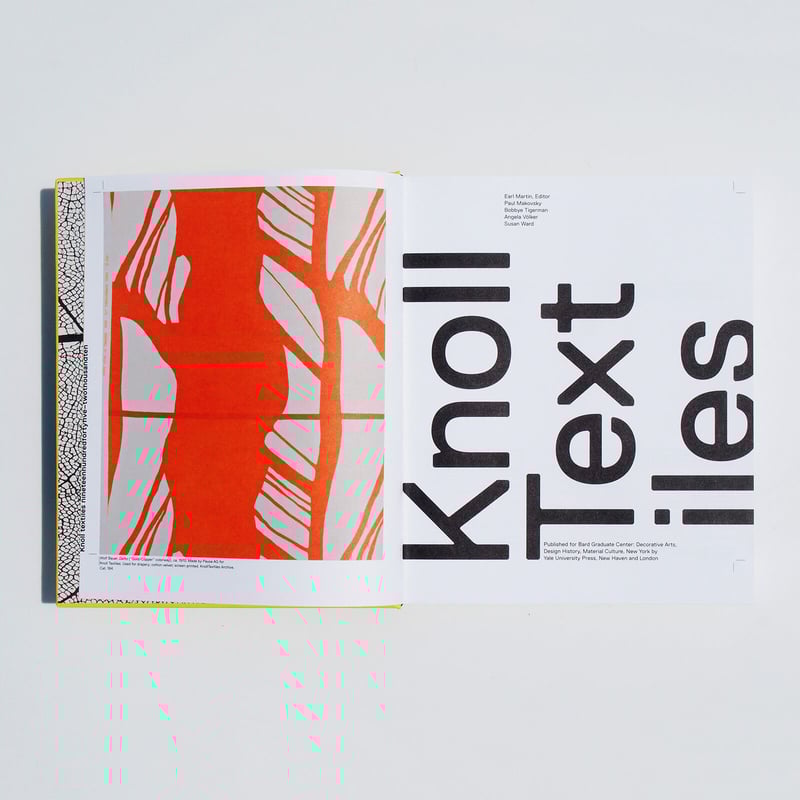 Knoll Textiles, 1945-2010 | also PAGE SPREAD