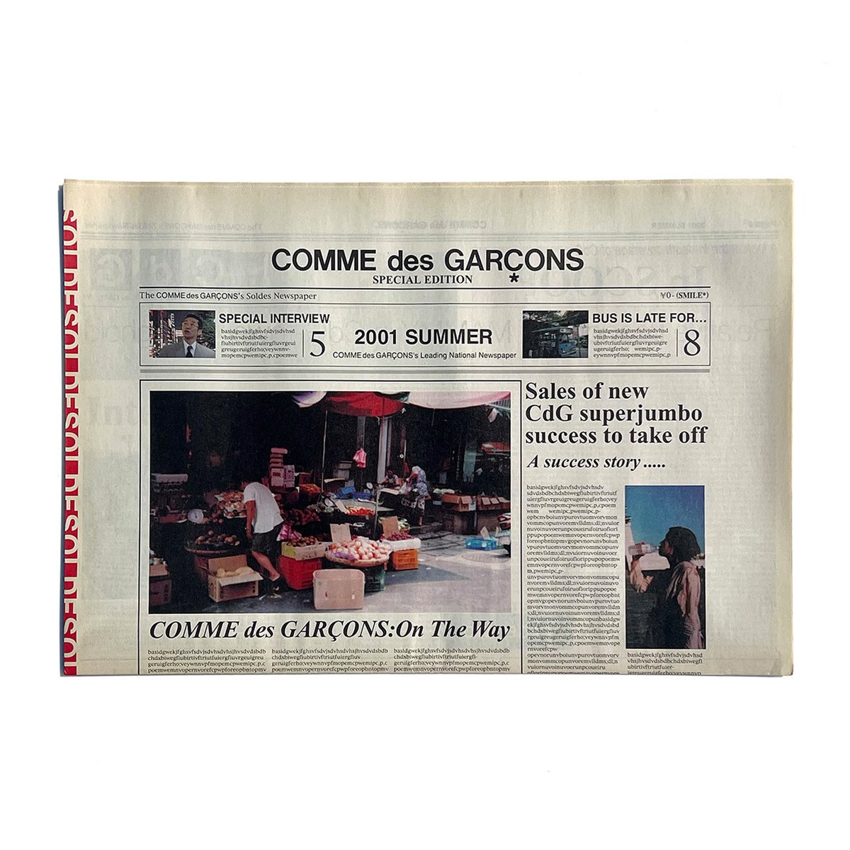 COMME des GARÇONS 2001 Summer DM | also PAGE SP
