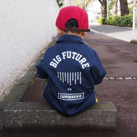 READYMADE BIG FUTURE  COACH JACKET / RED