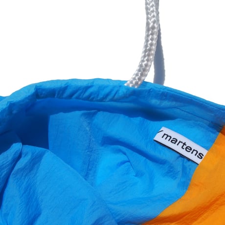 martens/martens wrinkle bag L/R blue-yellow
