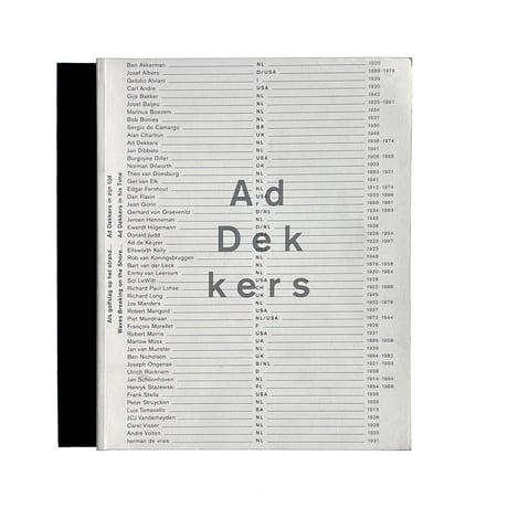 Waves Breaking on the Shore… Ad Dekkers in His Time
