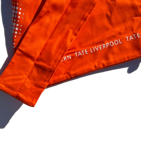 ORANGE TATE LOGO TOTE BAG