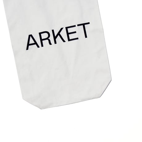 ARKET CANVAS TOTE BAG OFF WHITE