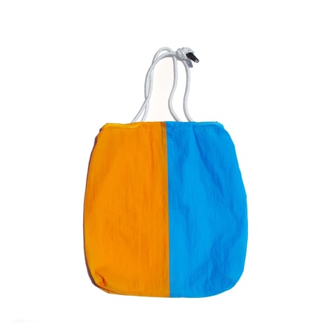 martens/martens wrinkle bag L/R blue-yellow