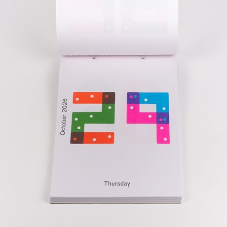 Karel Martens Calendar 2026 / Every day is a new day