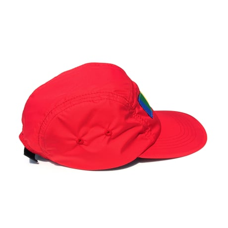 COLOR COMPOSITION PANEL KIDS CAMP CAP RED