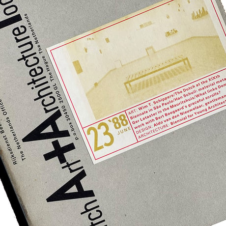 Dutch Art + Architecture Today: Heft 23