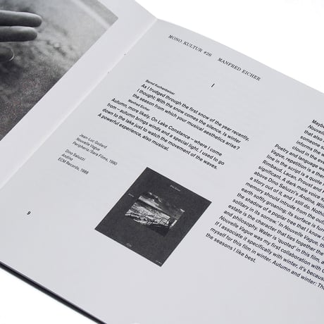 Mono Kultur #26 Manfred Eicher: Recording ECM