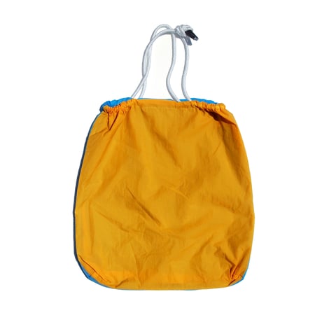 martens/martens wrinkle bag F/B blue-yellow