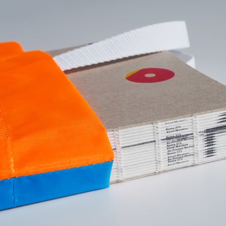 KM bag O/S Fluo Orange / Sky Blue