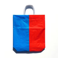 KM bag I/S Sky Blue / Warm Red-Orange