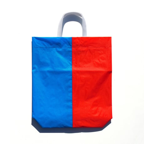 KM bag I/S Sky Blue / Warm Red-Orange