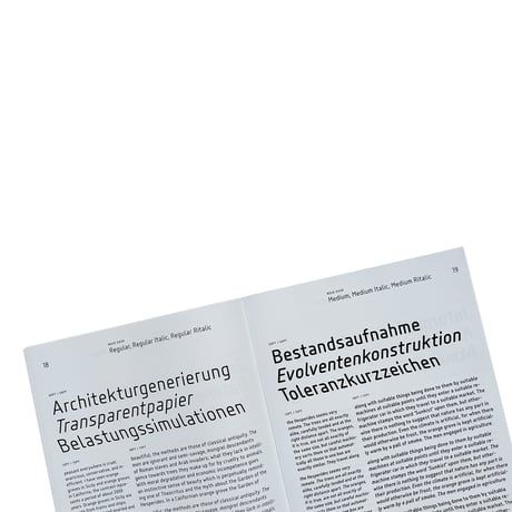 neue Easo® Type Specimen