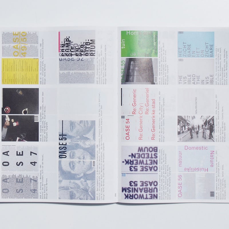 Oase 100: The Architecture of the Journal | als