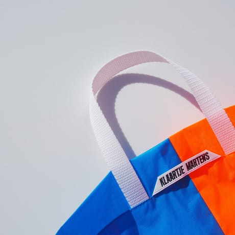 KM bag I/S Fluo Orange /Sky Blue