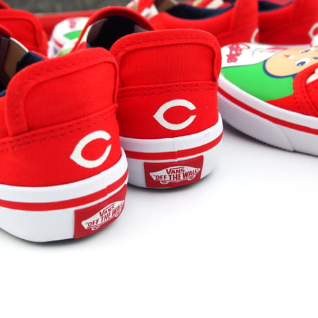 広島東洋カープ x VANS キッズスリッポン