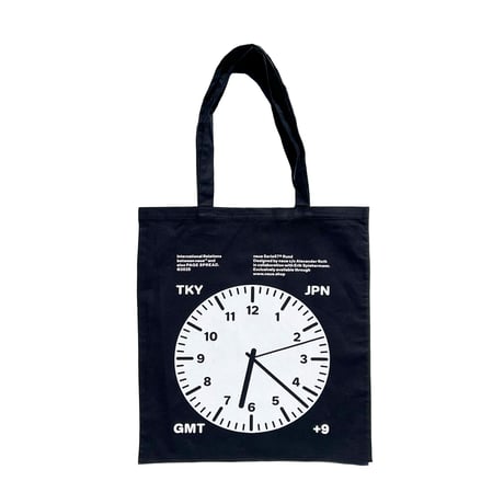 also page spread x neue Serie57® Rund Tote Bag Clock Black